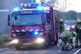 Brand in keuken van woning te Andijk