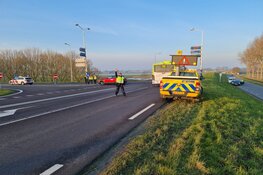 Forse aanrijding op N329 bij Lambertschaag