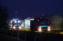 Brand op terrein kassencomplex Nibbixwoud