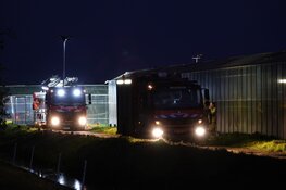 Brand op terrein kassencomplex Nibbixwoud