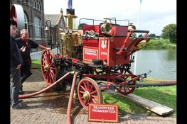 Spetterend brandweerfestijn bij Stoommachinemuseum