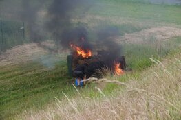 Boeren protesteren in Zwaagdijk