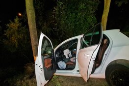 Bestuurder onder invloed crasht tegen boom in Wognum