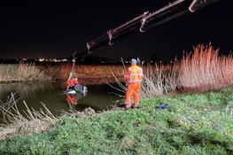 Twee auto's op dezelfde avond te water in Twisk