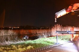 Twee auto's op dezelfde avond te water in Twisk