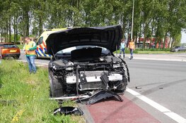 Automobiliste veroorzaakt ongeluk in Zwaagdijk
