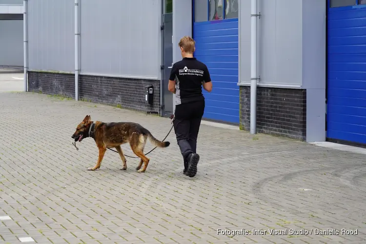 Controle door politie op bedrijfspanden in Zwaagdijk