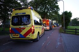 Auto te water in Lambertschaag