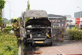 Camper uitgebrand in Nibbixwoud