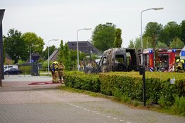 Camper uitgebrand in Nibbixwoud