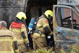 Camper uitgebrand in Nibbixwoud