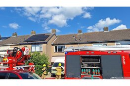 Brand in woning Oostwoud