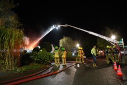 Brand op bungalowpark in Wervershoof