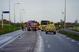 Ongeluk op Westerzeedijk in Opperdoes