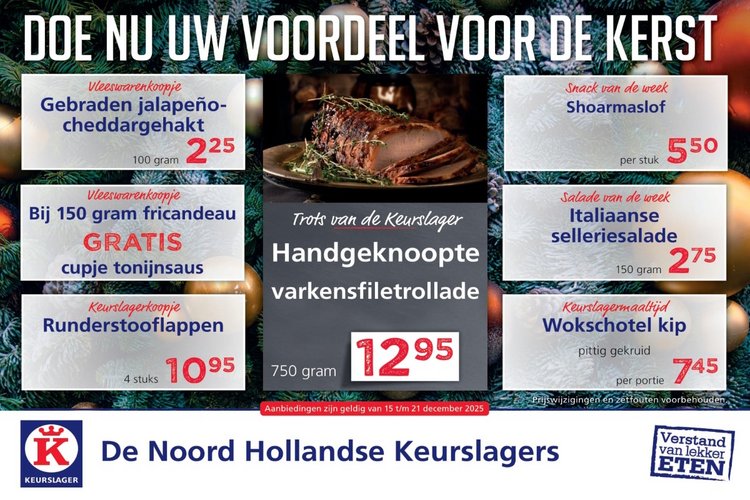Weekaanbieding bij Ruiter Keurslager