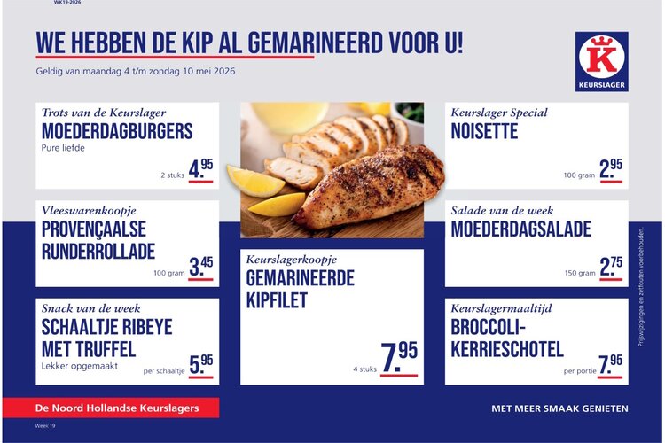 Weekaanbieding bij Ruiter Keurslager