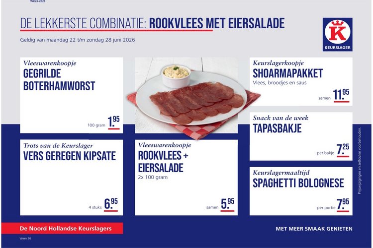 Weekaanbieding bij Ruiter Keurslager