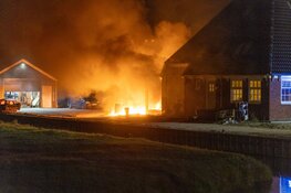 Woning in Wognum loopt forse schade op bij brand