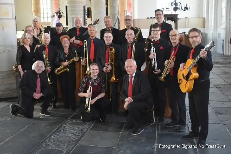 Swing met Bigband No PressSure op 19 oktober in club Jazz en Pop in Andijk