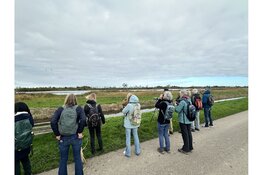 Veel vogels vliegen over Twisk en Onderdijk