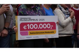 Bakkerijmuseum Medemblik wint € 100.000 euro van Vriendenloterij