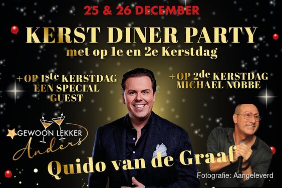 Gewoon Lekker Anders in Hoorn presenteert: Kerst met Quido van de Graaf