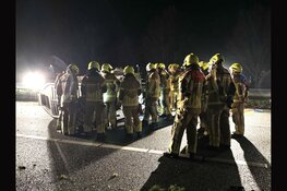 Veel schade bij zwaar ongeval op A7 bij Abbekerk
