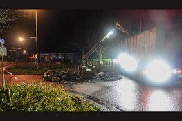 Caravan volledig uitgebrand in Opperdoes