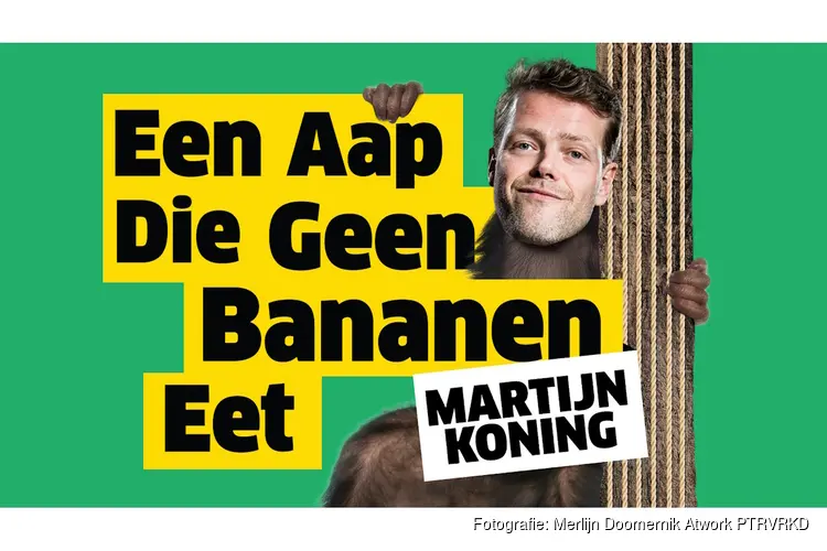 Martijn Koning - Een aap die geen bananen eet 7 februari in het BON-theater