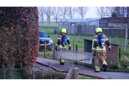 Bewoner gecontroleerd na woningbrand in Zwaagdijk-Oost