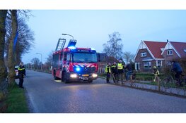 Bewoner gecontroleerd na woningbrand in Zwaagdijk-Oost