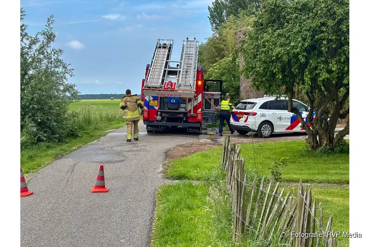 Man te water geraakt langs het Gouwtje in Midwoud