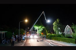 Grote brand uitgebroken in woning Andijk