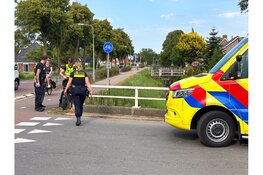 Aanrijding tussen fatbike en auto op de Tolweg in Zwaagdijk-Oost
