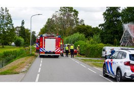 Brand in dak tijdens werkzaamheden in Nibbixwoud