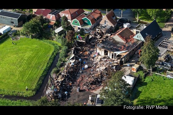 Verdachte aangehouden na brand in loods