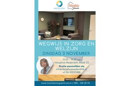 Vaste plek voor mantelzorgers; Twee keer per maand in het Inloophuis Medemblik