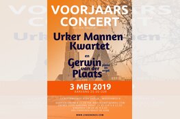 Urker mannen kwartet en Gerwin van der plaat op 3 Mei 2019 in Andijk