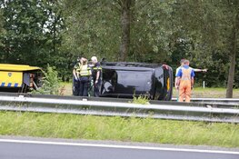 Auto gecrasht op A7
