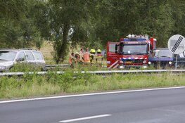Auto gecrasht op A7