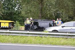 Auto gecrasht op A7