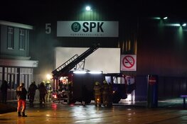 Brand bij recyclingbedrijf in Wognum