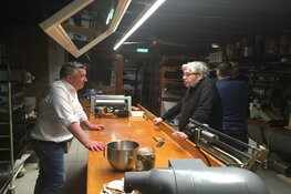Maarten van Rossem, Robèrt van Beckhoven en Janny van der Heijden voor Doorbakken in het Bakkerijmuseum