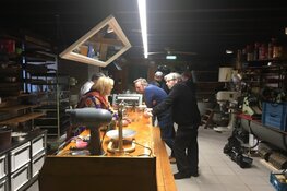 Maarten van Rossem, Robèrt van Beckhoven en Janny van der Heijden voor Doorbakken in het Bakkerijmuseum