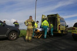 Auto te water gereden in Wognum
