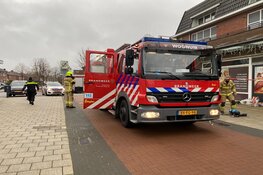 Brand bij slagerij in Wognum
