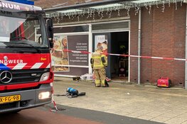Brand bij slagerij in Wognum