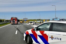 Chaos en veel oponthoud na botsing met tankauto op A7