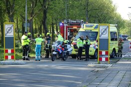 Auto te water in Andijk