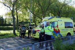 Auto te water in Andijk